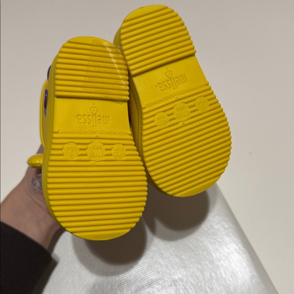 Mini Melissa Yellow Bear Boots for Kids